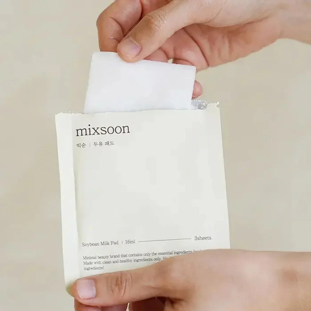 Mixsoon – Pad hydratants au Lait de Soja – Sachet de 3 pads