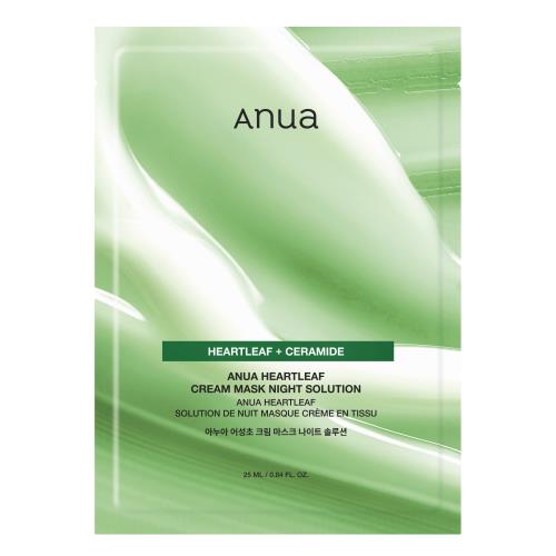 Anua – Masque Tissu Crème Heartleaf Solution de Nuit – 25ml