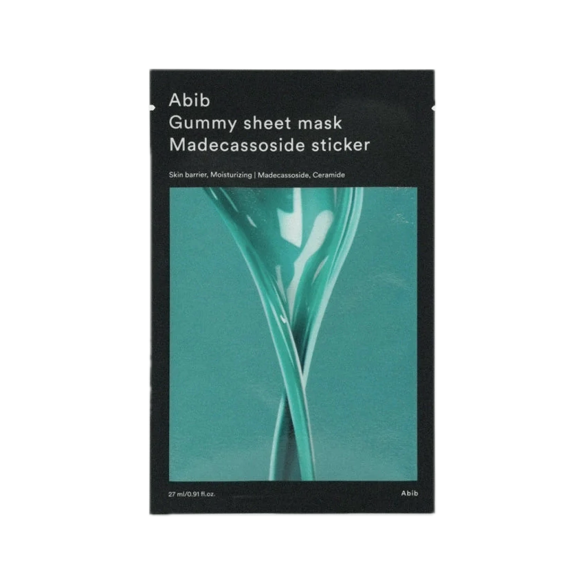 Abib – Masque en Tissu Gummy Madecassoside Sticker – 1 unité