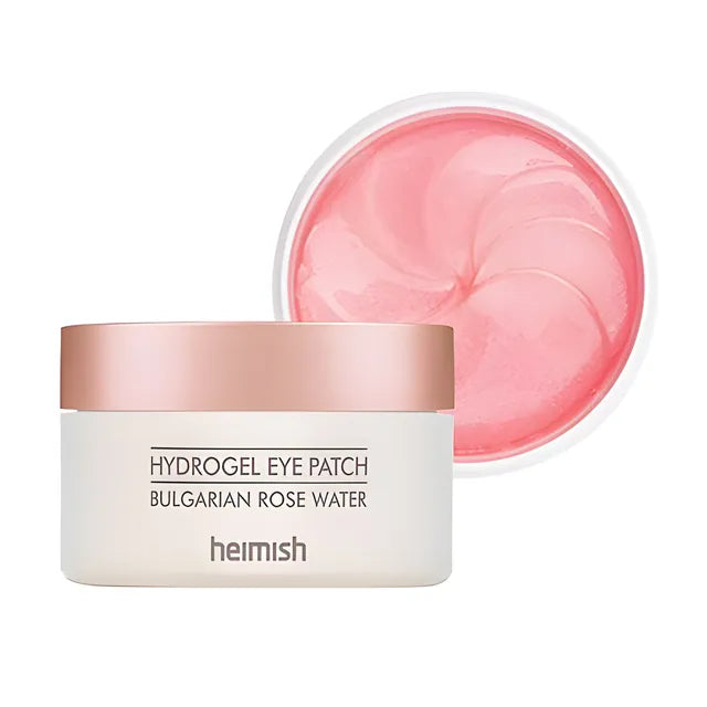 Heimish – Patchs Hydrogel pour les Yeux à l'Eau de Rose Bulgare – 60 patchs
