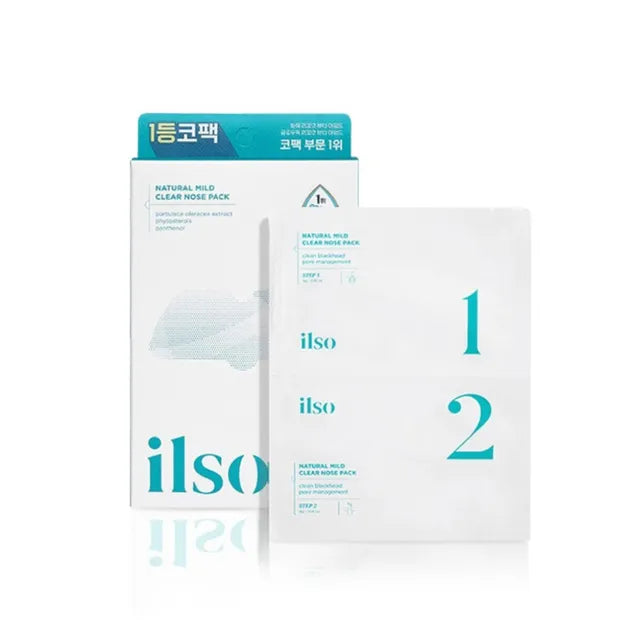 Ilso – Patchs Doux Anti-points Noirs Natural MILD Clear Nose Patch – 5 Paires