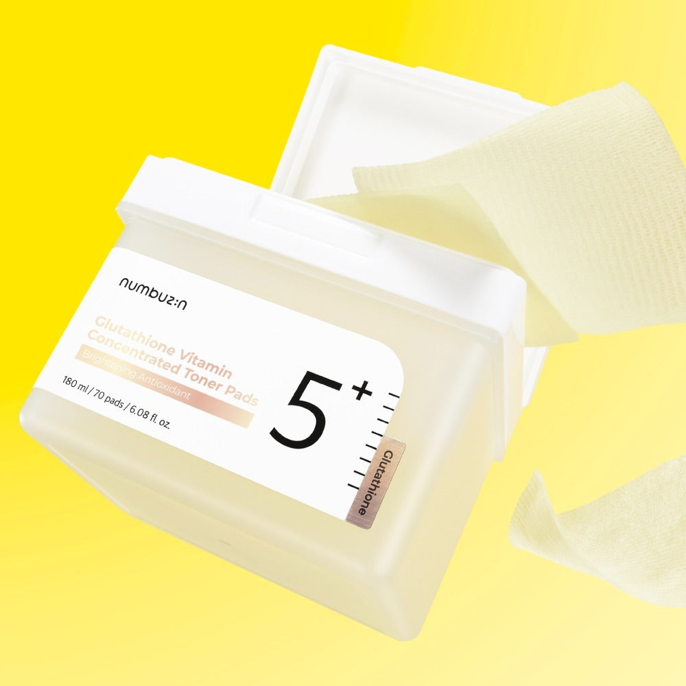 Numbuzin – Disques Imprégnés Vitamine-Niacinamide No.5+ – 70 disques