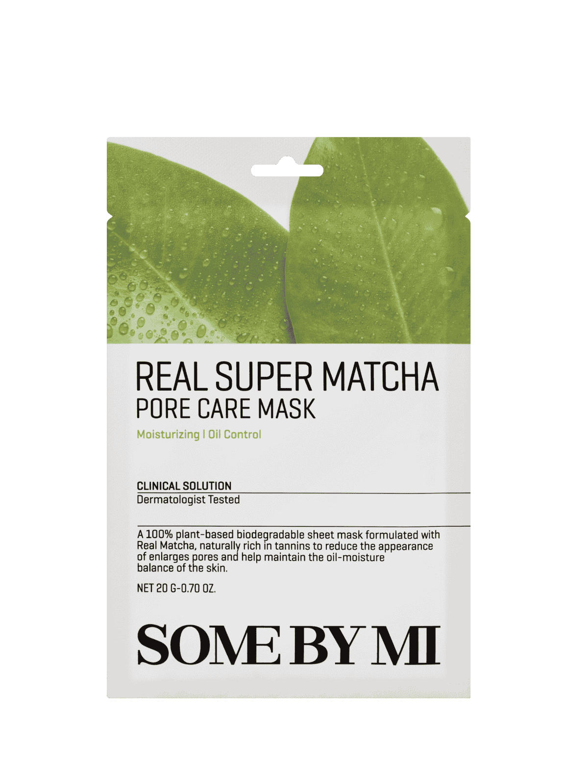 Some By Mi – Masque Hydratant et Apaisant Real Super Matcha Pore Care – 1 pièce
